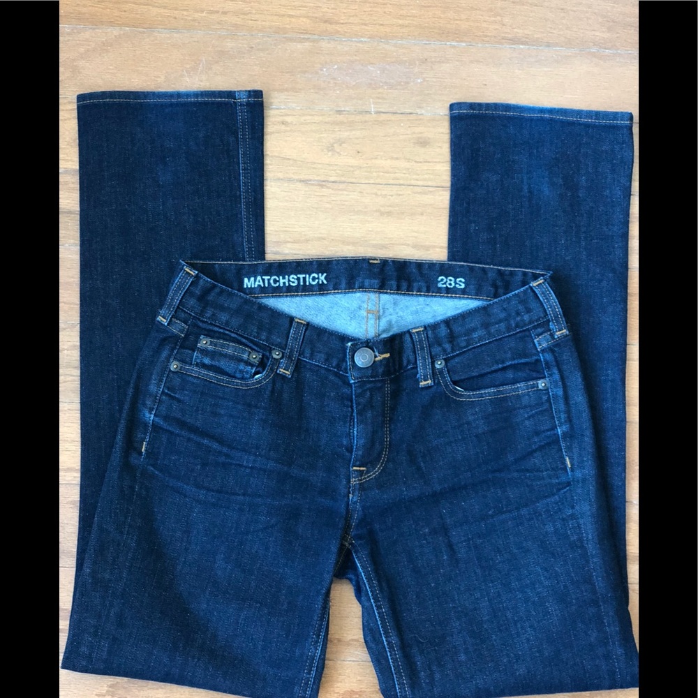 JCrew Women’s Matchstick Jeans Dark Wash